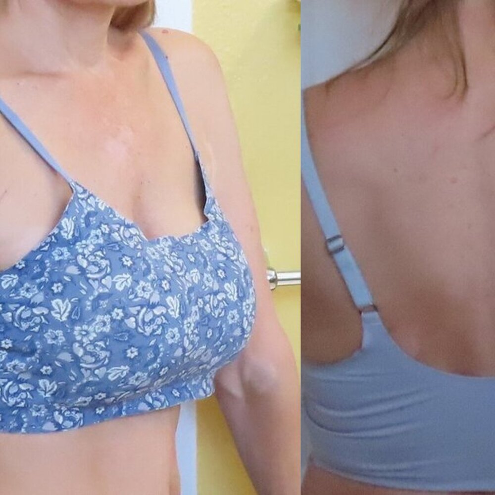 TWO Lucky Bralettes, size L